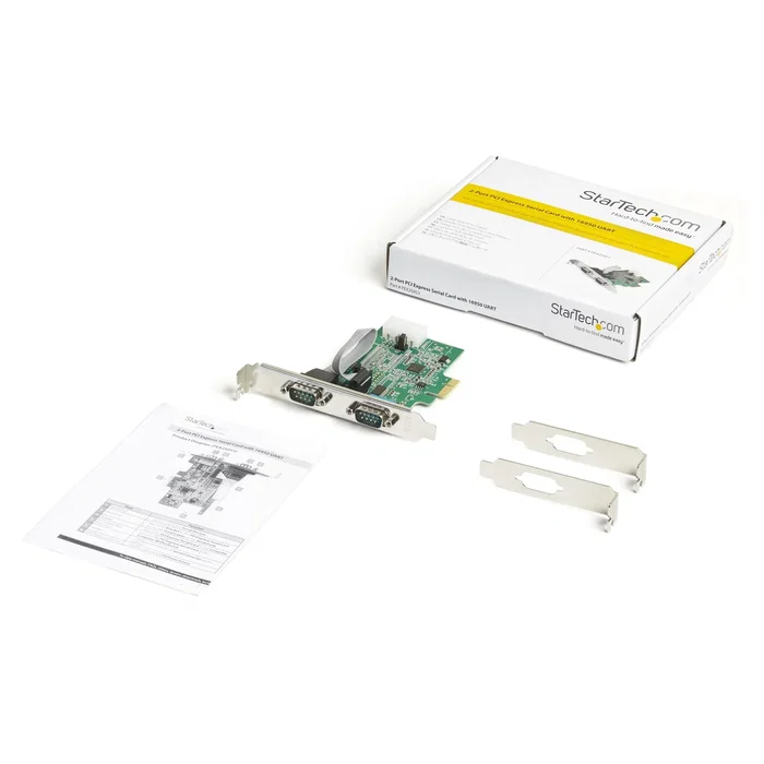 StarTech PEX2S953 Tarjeta PCI Express de 2 Puertos Serie RS232