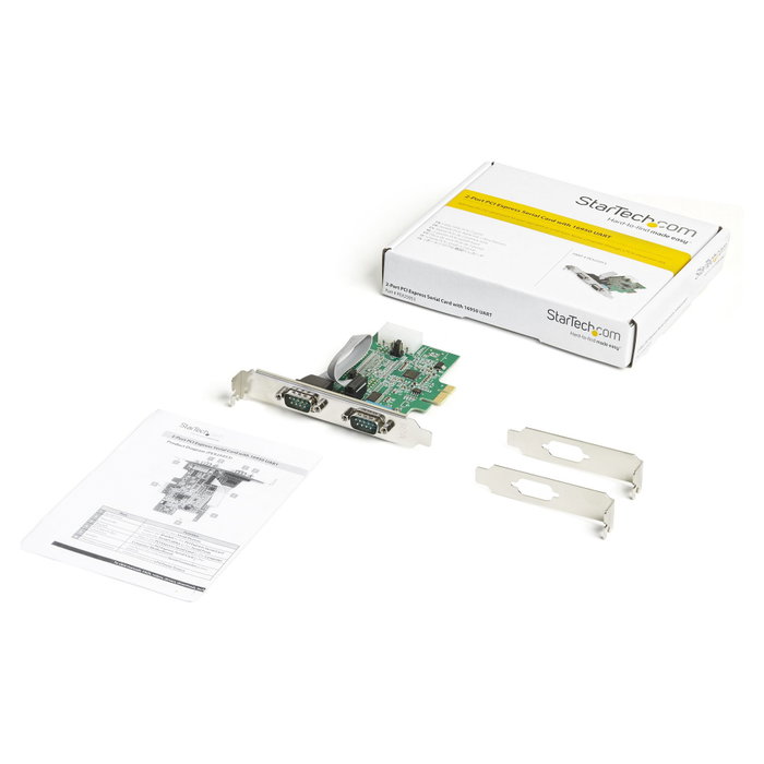 StarTech.com PEX2S953 Tarjeta de 2 puertos serie RS232 PCI Express StarTech.com PEX2S953 Tarjeta de 2 puertos serie RS232 PCI Express