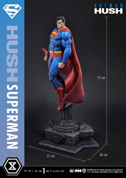 DC Comics Estatua Ultimate Premium Masterline Series 1/4 Batman: Hush (Comic) Superman Bonus Version 77 cm