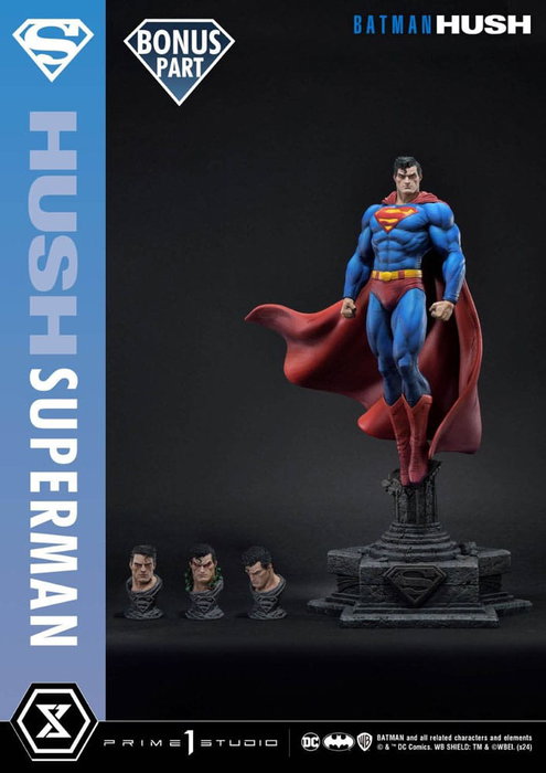 DC Comics Estatua Ultimate Premium Masterline Series 1/4 Batman: Hush (Comic) Superman Bonus Version 77 cm