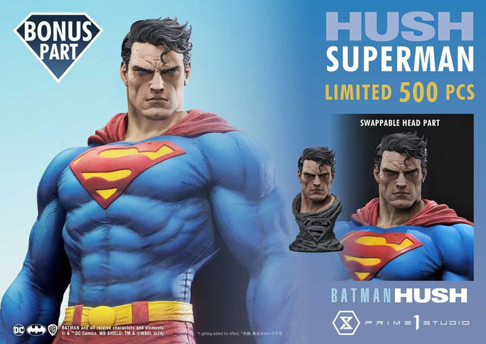 DC Comics Estatua Ultimate Premium Masterline Series 1/4 Batman: Hush (Comic) Superman Bonus Version 77 cm