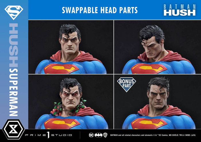 DC Comics Estatua Ultimate Premium Masterline Series 1/4 Batman: Hush (Comic) Superman Bonus Version 77 cm