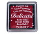 Tsukineko Almohadilla de Tinta DELICATA Rojo Rubí Metálica Brillante 33x33mm