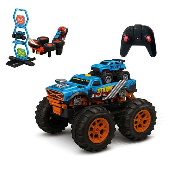 Crazon Monster Truck Radio Control 2 en 1 Transformable en Lanzador Azul Crazon Monster Truck Radio Control 2 en 1 Transformable en Lanzador Azul