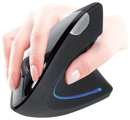 Tracer Flipper Ratón Vertical Inalámbrico Negro