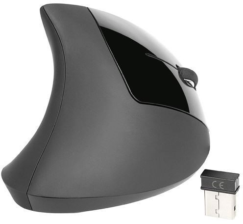 Tracer Flipper Ratón Vertical Inalámbrico Negro