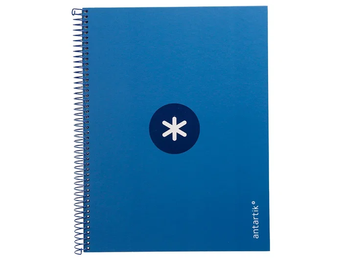 Antartik Cuaderno Espiral A4 Micro Antartik Tapa Forrada Azul Oscuro 80 Hojas 90g