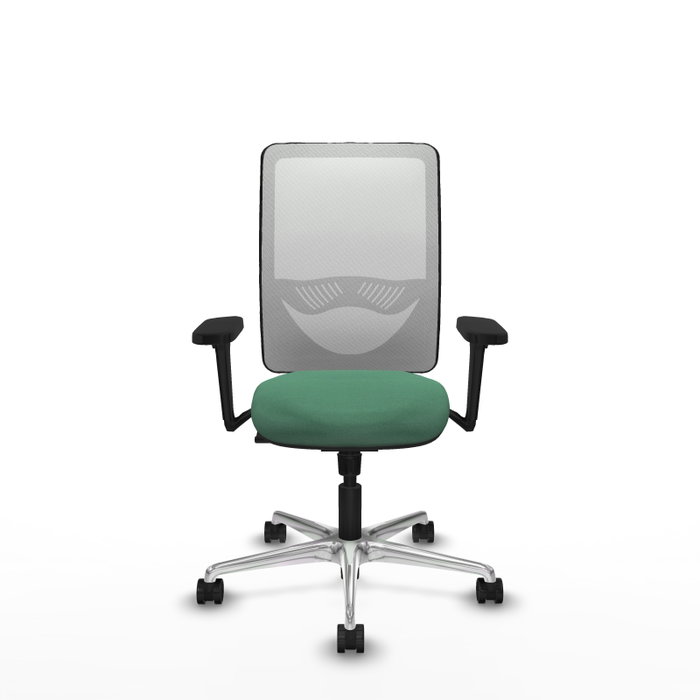 PIQUERAS Y CRESPO Silla de oficina Zulema Verde esmeralda y Blanco PIQUERAS Y CRESPO Silla de oficina Zulema Verde esmeralda y Blanco