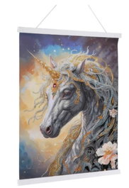 CRAYOLA Crystal Art Scroll Unicornio (Cosmic Unicorn) 40x50cm