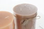 DKD Home Decor Set de 3 Velas Rustik AW de Cera de Parafina