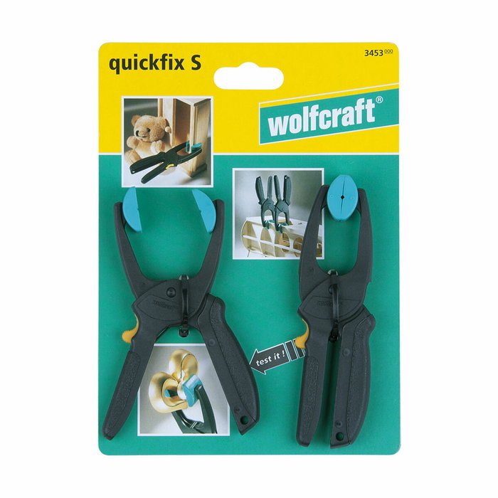 Wolfcraft Pinza de carraca mini 30 mm, 2 uds Wolfcraft Pinza de carraca mini 30 mm, 2 uds