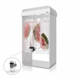 ROSSETO - LD155 - DISPENSADOR PREMIUM PARA BEBIDAS CON INFUSOR (18,9L) - (34.29 x 21.59 x 55.88 cm) - BLANCO