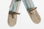 DKD Home Decor Decoracion Colgante Navidad Fantasia Natural Verde Menta Madera (12 Unidades) 7.5 x 2.5 x 17 cm