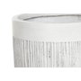 DKD Home Decor Set de 3 Maceteros de Magnesia Crudo