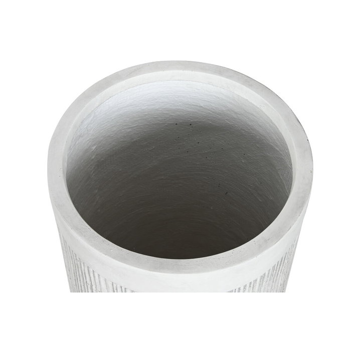 DKD Home Decor Set de 3 Maceteros de Magnesia Crudo
