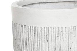 DKD Home Decor Macetero Scandi Crudo Magnesia Set de 3 44 x 79 x 44 cm