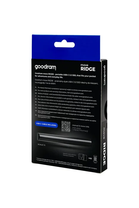 Disco Duro Externo GoodRam Move Ridge 1 TB SSD