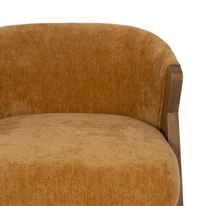 Silla Amarillo Madera de Abedul Salón 58 X 59,50 X 68,50 cm