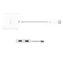J5create Cable USB-C a doble USB-C con video Blanco