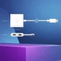 J5create Cable USB-C a doble USB-C con video Blanco