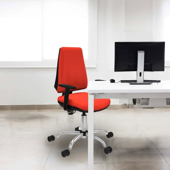 PIQUERAS Y CRESPO Silla de oficina Elche Naranja