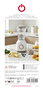 Inde Licuadora Batidora Eléctrica 400W con Jarra de 1600ml Basic Home (4 Unidades)