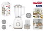 Inde Licuadora Batidora Eléctrica 400W con Jarra de 1600ml Basic Home (4 Unidades)