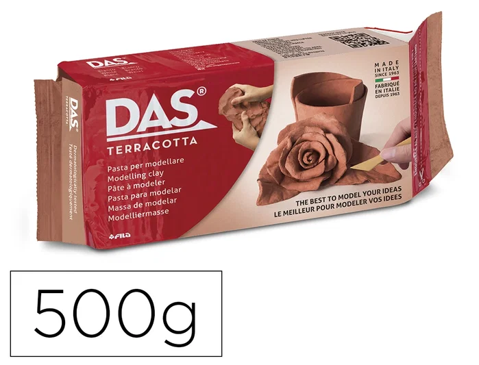 Das Pasta para Modelar Terracota 500 g Das Pasta para Modelar Terracota 500 g