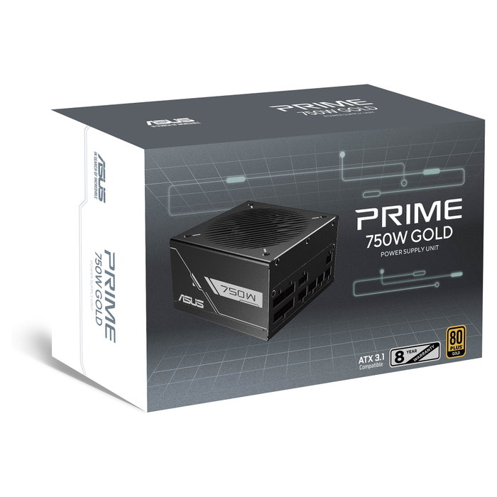 Asus Prime-750G 750W 80 PLUS Gold ATX Modular Black