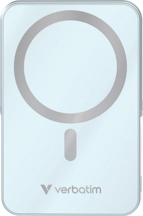 Verbatim Power Bank 10000 mAh con soporte magnético inalámbrico - Azul Verbatim Power Bank 10000 mAh con soporte magnético inalámbrico - Azul