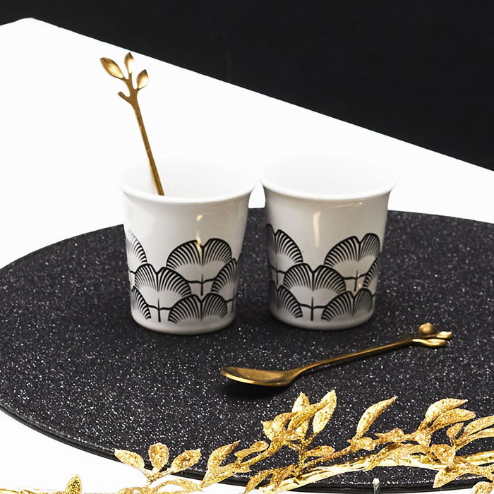 Home Deco Factory Lounge Juego de 4 Cucharas de Café Acero Inoxidable Doradas 11,8x2,3 cm Home Deco Factory Lounge Juego de 4 Cucharas de Café Acero Inoxidable Doradas 11,8x2,3 cm