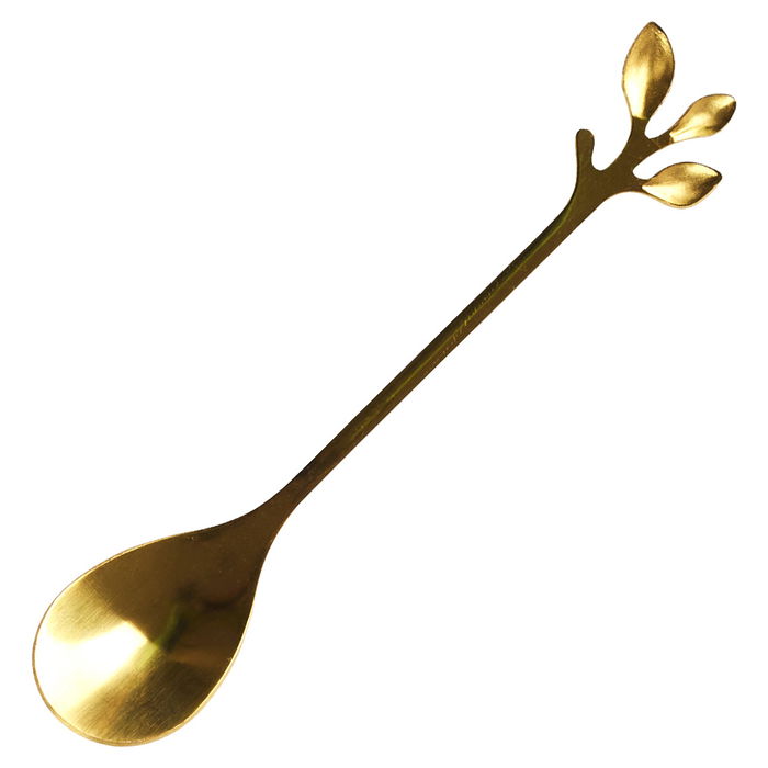 Home Deco Factory Lounge Juego de 4 Cucharas de Café Acero Inoxidable Doradas 11,8x2,3 cm Home Deco Factory Lounge Juego de 4 Cucharas de Café Acero Inoxidable Doradas 11,8x2,3 cm