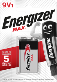 Energizer E301531800 Batería 9V Alcalina de un solo uso