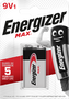 Energizer E301531800 Batería 9V Alcalina de un solo uso