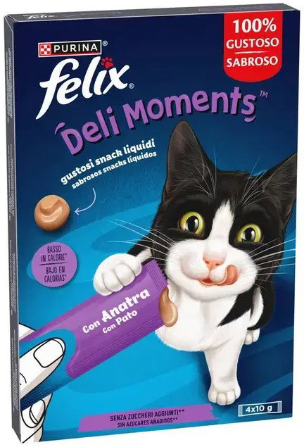 Purina Felix Deli Moments Pato 11x4x10gr Purina Felix Deli Moments Pato 11x4x10gr