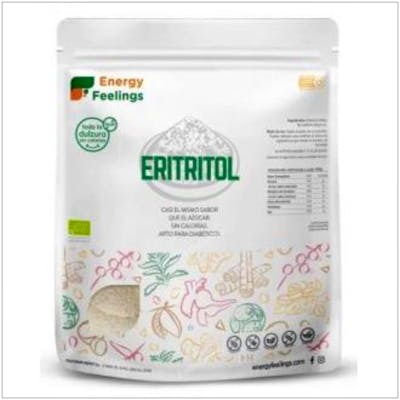 ENERGY FEELINGS Eritritol Polvo 1 Kg Eco Vegan Sin Gluten ENERGY FEELINGS Eritritol Polvo 1 Kg Eco Vegan Sin Gluten