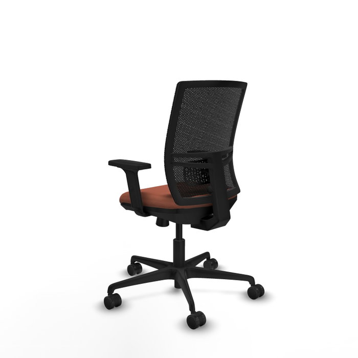 PIQUERAS Y CRESPO Silla de oficina Yunquera con mecanismo Sincro/Traslack Marrón y Negro PIQUERAS Y CRESPO Silla de oficina Yunquera con mecanismo Sincro/Traslack Marrón y Negro