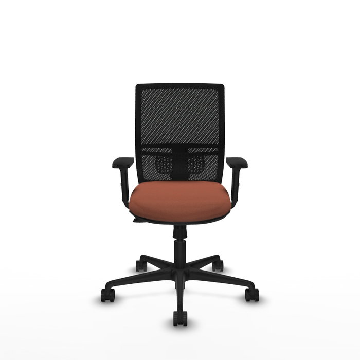 PIQUERAS Y CRESPO Silla de oficina Yunquera con mecanismo Sincro/Traslack Marrón y Negro PIQUERAS Y CRESPO Silla de oficina Yunquera con mecanismo Sincro/Traslack Marrón y Negro