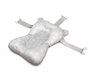 KioKids Cojín de Baño Ergonómico para Bebé, Soporte Ajustable para Bañera, Gris, Poliéster y EPS