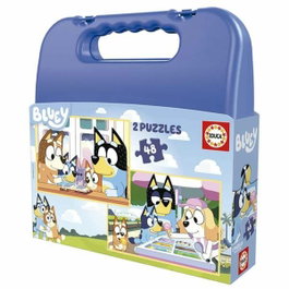 Educa Puzzles Bluey 2x48 piezas en maletín