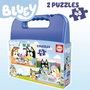 Educa Puzzles Bluey 2x48 piezas en maletín