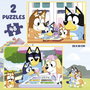 Educa Puzzles Bluey - 2 Puzzles de 48 Piezas en Maletín, para Niños de 4 a 6 Años
