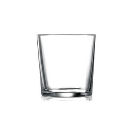 DKRISTAL Vaso Sella, Cristalería de Vidrio, 35 cl (350 ml), Altura 8.6 cm (86 mm), Borde Fino (Set de 12)