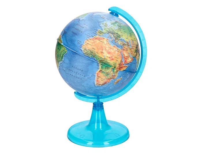 Liderpapel Globo Terráqueo Mapa Físico Diámetro 15 cm Esfera Decoración Hogar Oficina Regalo