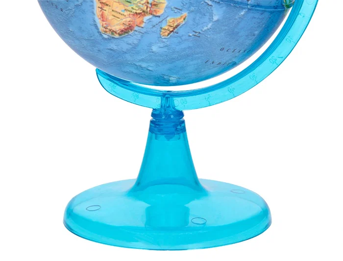 Liderpapel Globo Terráqueo Mapa Físico Diámetro 15 cm Esfera Decoración Hogar Oficina Regalo