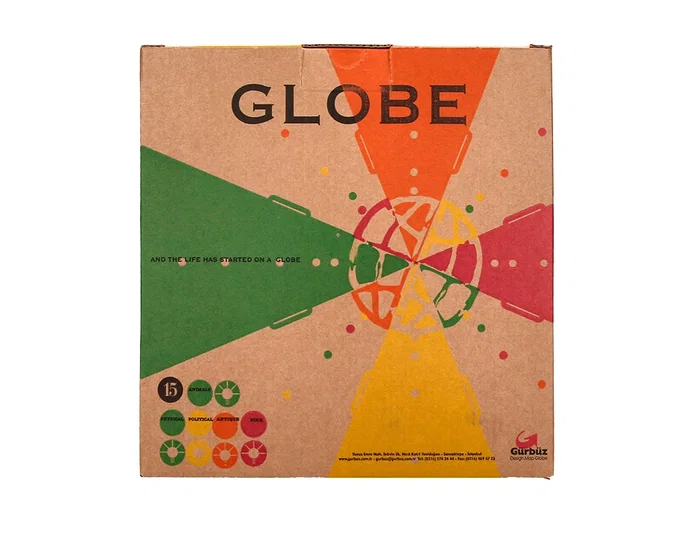 Liderpapel Globo Terráqueo Mapa Físico Diámetro 15 cm Esfera Decoración Hogar Oficina Regalo
