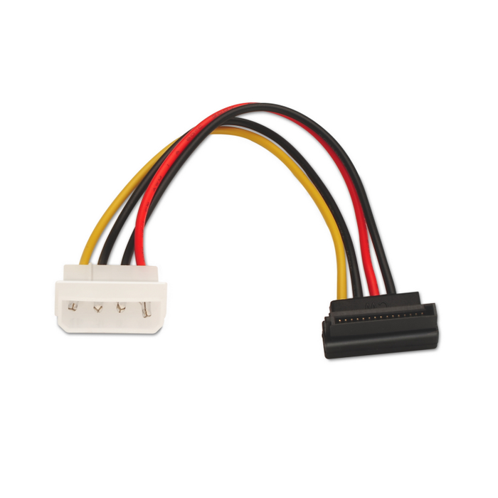 AISENS A131-0160 Cable de Alimentación SATA 15 pines Hembra a Molex 4 pines Macho, 0.16 m AISENS A131-0160 Cable de Alimentación SATA 15 pines Hembra a Molex 4 pines Macho, 0.16 m