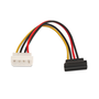AISENS A131-0160 Cable de Alimentación SATA 15 pines Hembra a Molex 4 pines Macho, 0.16 m