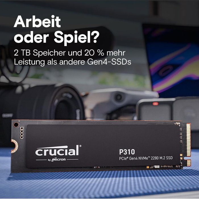 Crucial P310 1 TB M.2 NVMe PCIe 4.0 SSD