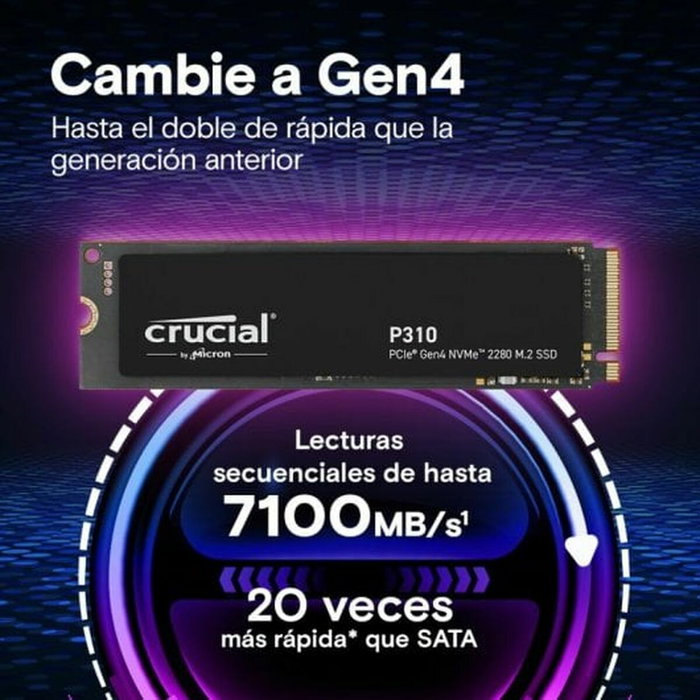 Crucial P310 1 TB M.2 NVMe PCIe 4.0 SSD